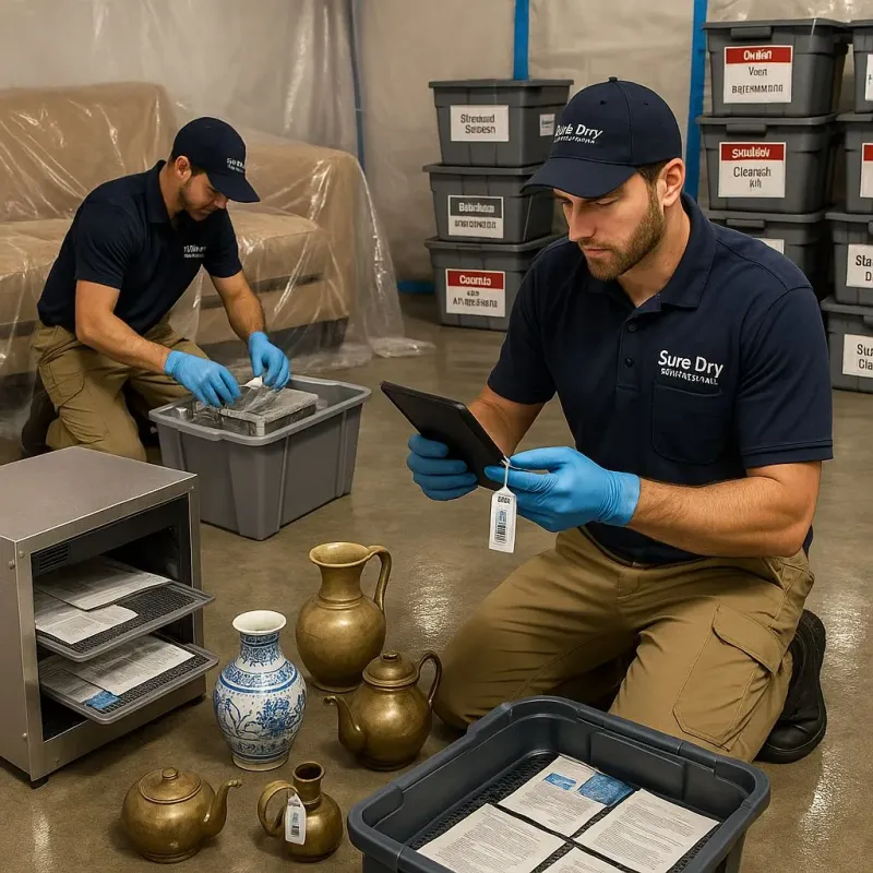 Content Protection and Restoration process in Empire, CA